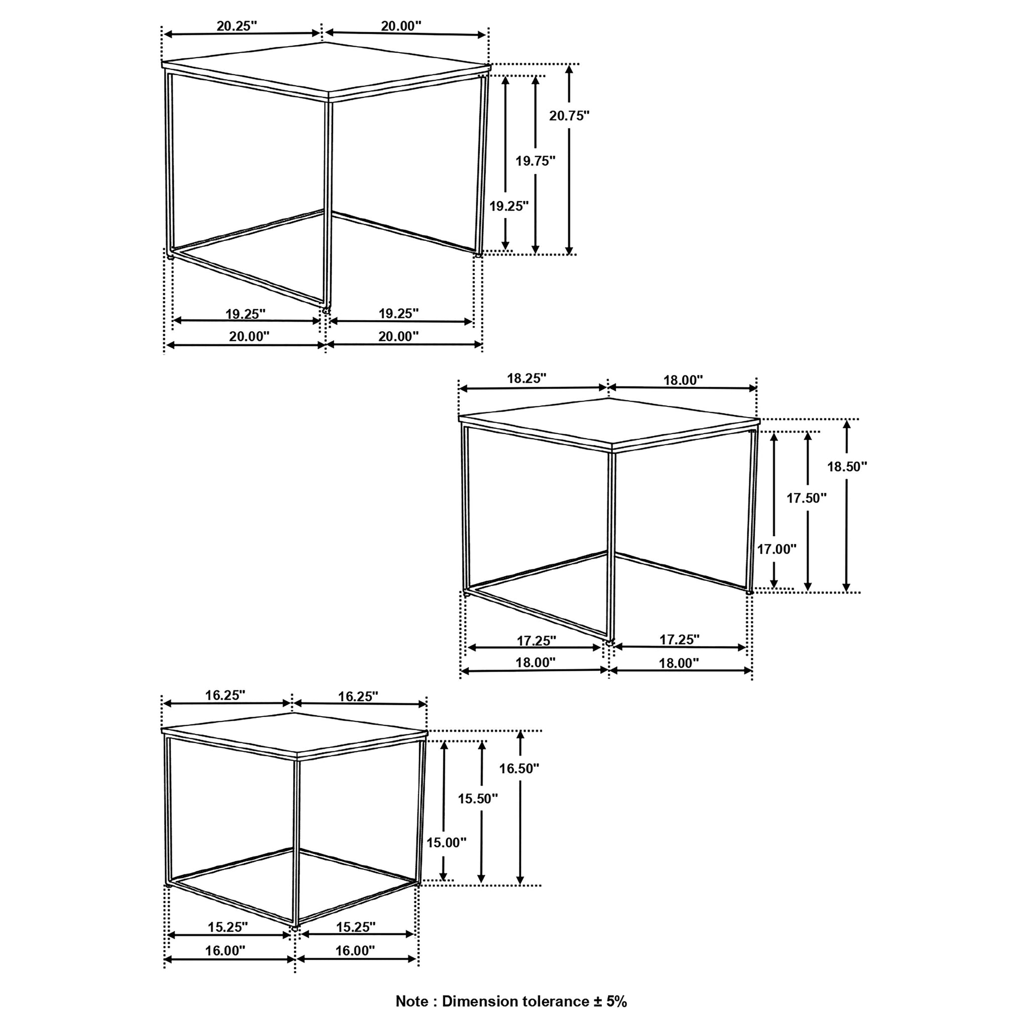 Belcourt Nesting Table Set