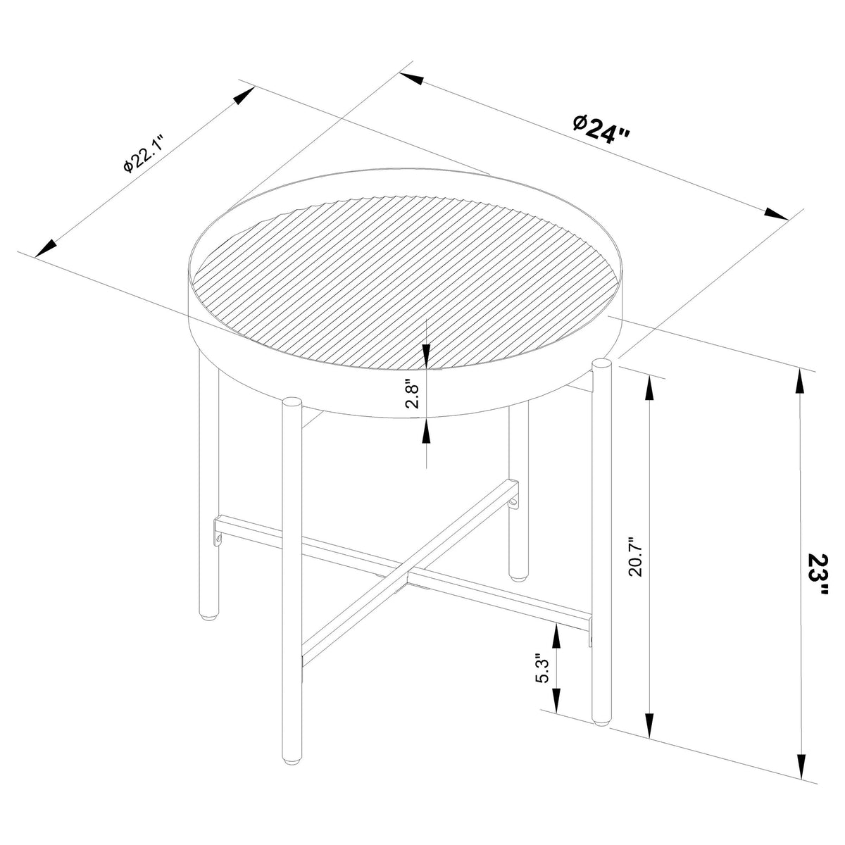 Ozella Coffee Table Set